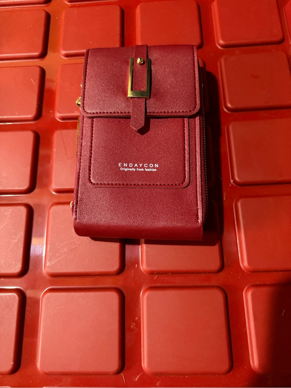 Women's Small Crossbody Phone Bag in Red